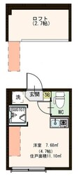 ハーモニーテラス志茂Ⅷの物件間取画像